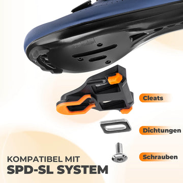 ROCKBROS SPD Pedale Klickpedale mit Einstellbarer Spannung für Rennrad  Wettkampf – ROCKBROS-DE