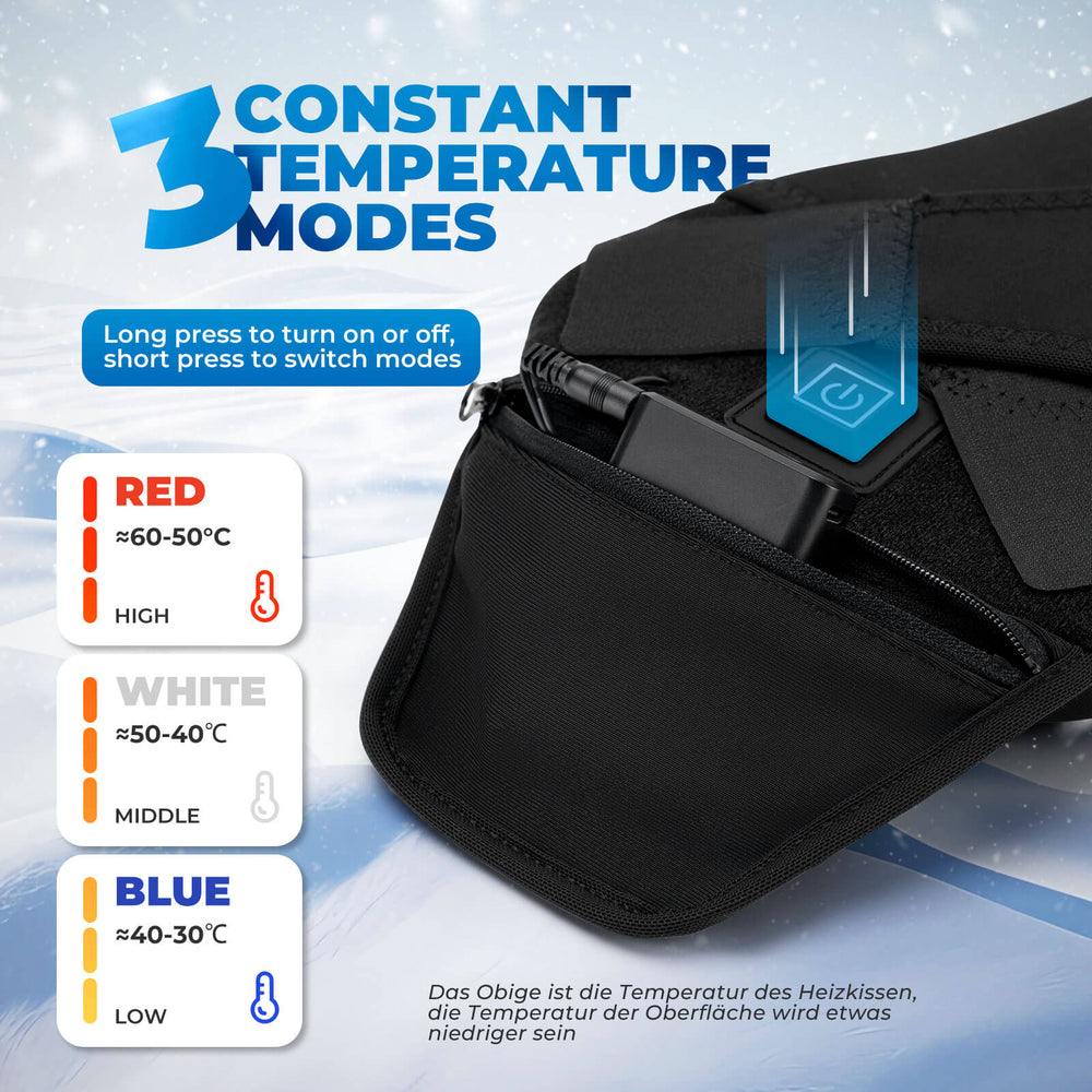 ROCKBROS Sattelbezug Sattelschutz Beheizbar Schnellspanner für MTB Rennrad E-Bike