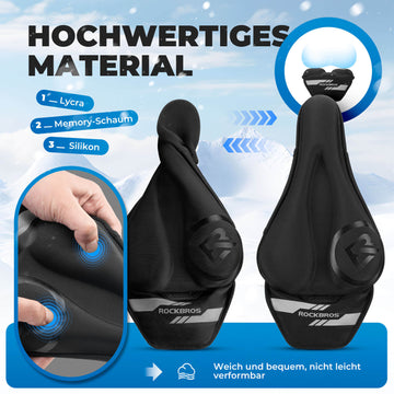 sattelbezug rennrad ROCKBROS Sattelbezug Sattelschutz Beheizbar für MTB Rennrad E-Bike – ROCKBROS-DE