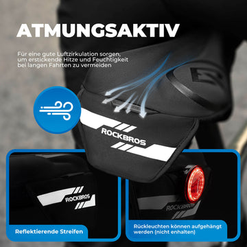 ROCKBROS Sattelbezug Sattelschutz Beheizbar für MTB Rennrad E-Bike –  ROCKBROS-DE