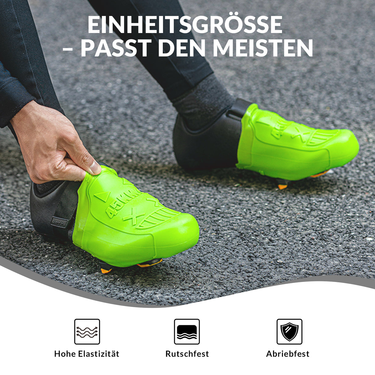 ROCKBROS Schuhüberzieher Wasserdichte Winddichte Überschuhe für Rennrad MTB