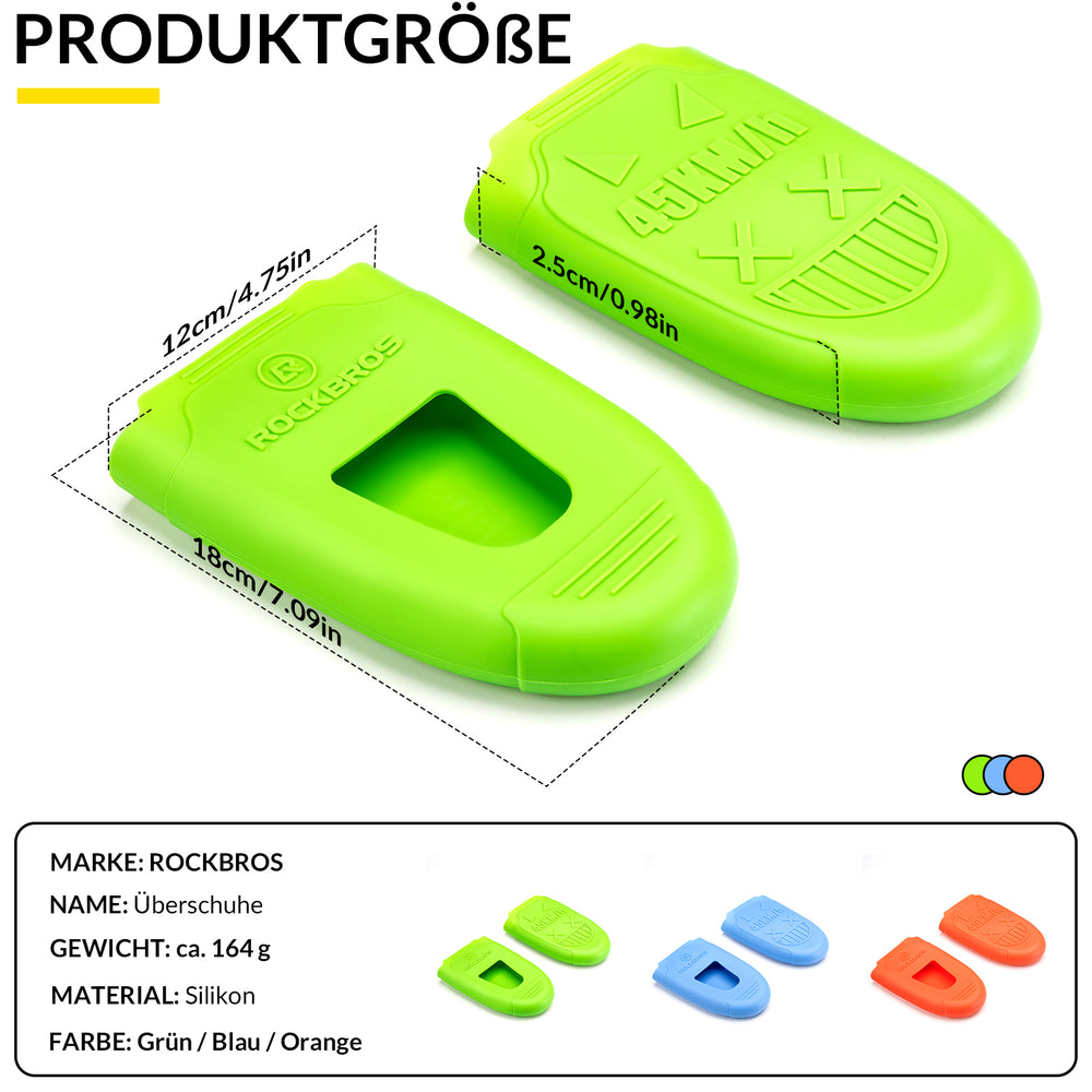 ROCKBROS Schuhüberzieher Wasserdichte Winddichte Überschuhe für Rennrad MTB