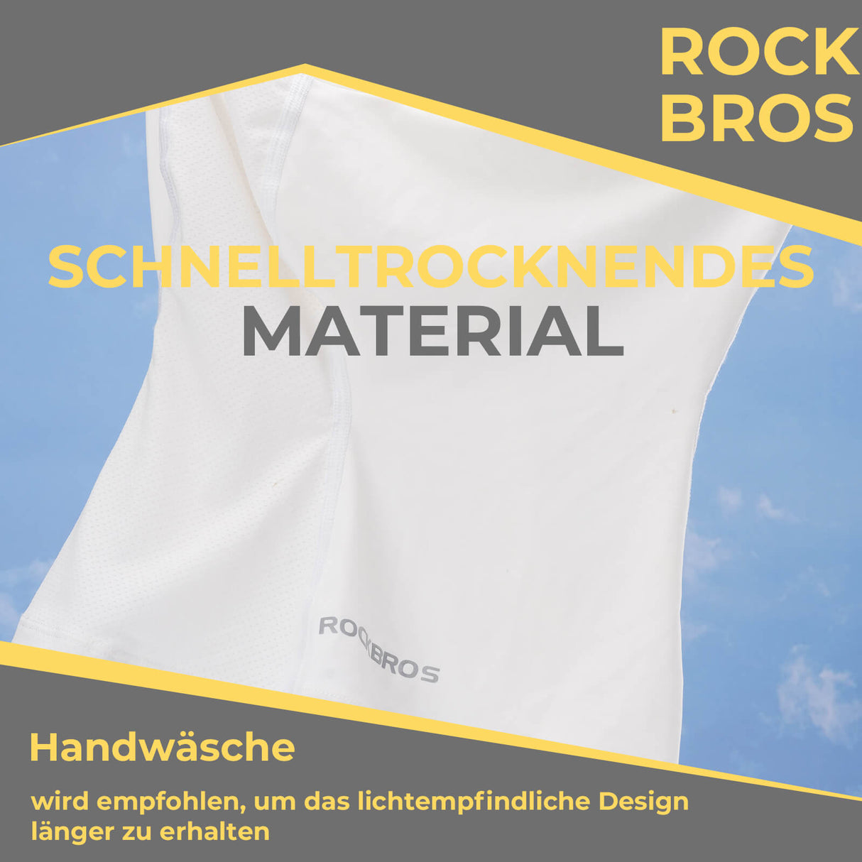 ROCKBROS Sommer Sturmhaube Atmungsaktiv Kühlende Balaclava UPF 50+ Damen Herren