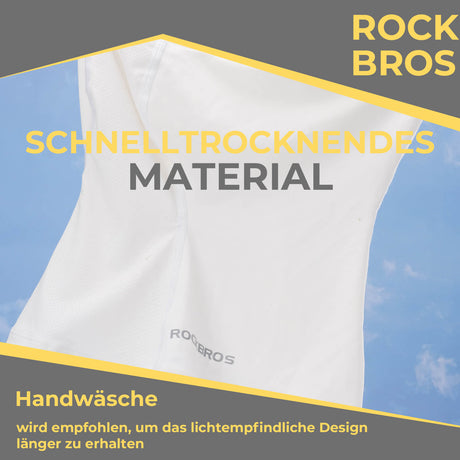 ROCKBROS Sommer Sturmhaube Atmungsaktiv Kühlende Balaclava UPF 50+ Damen Herren