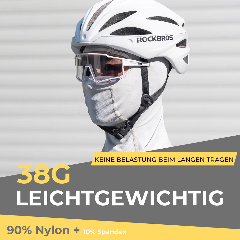 ROCKBROS Sommer Sturmhaube Atmungsaktiv Kühlende Balaclava UPF 50+ Damen Herren