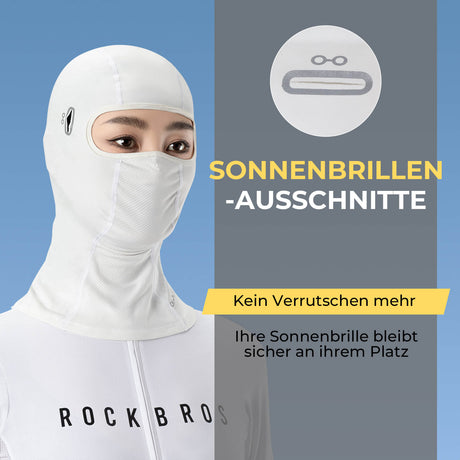 ROCKBROS Sommer Sturmhaube Atmungsaktiv Kühlende Balaclava UPF 50+ Damen Herren