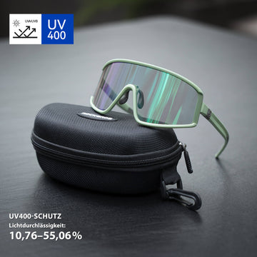 ROCKBROS Sonnenbrille Selbsttönend UV400 Schutz Herren/Damen Grün – ROCKBROS-DE