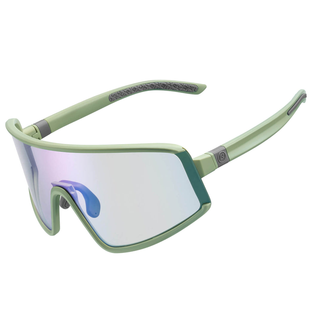 ROCKBROS Sonnenbrille Selbsttönend UV400 Schutz Herren/Damen Grün – ROCKBROS-DE