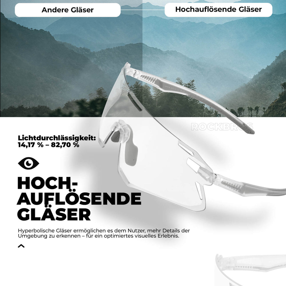 ROCKBROS Sonnenbrille Winddichte Fahrradbrille für Outdoor-Sportarten - ROCKBROS-EU