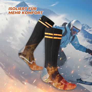 beheizbare socken rennrad ROCKBROS Sportsocken Fahrradsocken Winter Heizsocken Wiederaufladbar –  ROCKBROS-DE