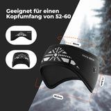 ROCKBROS Elastisches Winter Stirnband mit Klettverschluss Ohrenwärmer Unisex - ROCKBROS-EU