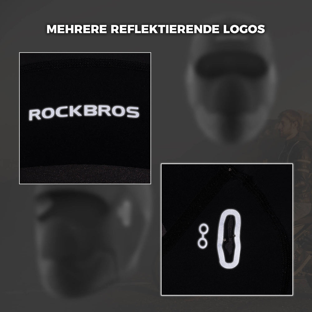 ROCKBROS Sturmhauben mit Polstern Balaclava Sommer Gesichtsschutz Elastisch - ROCKBROS-EU