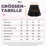 ROCKBROS TVI 2 in 1 Fahrradrock Kurze Gepolstert Radlerhose mit Tasche Damen-Schwarz