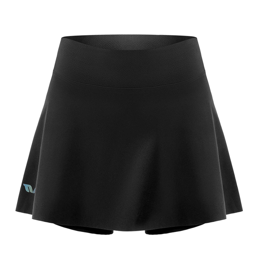 ROCKBROS TVI 2 in 1 Fahrradrock Kurze Gepolstert Radlerhose mit Tasche Damen-Schwarz (ohne Sitzpolster)