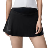 ROCKBROS TVI 2 in 1 Fahrradrock Kurze Gepolstert Radlerhose mit Tasche Damen-Schwarz