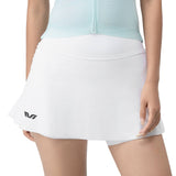 ROCKBROS TVI 2 in 1 Fahrradrock Kurze Gepolstert Radlerhose mit Tasche Damen-Weiß