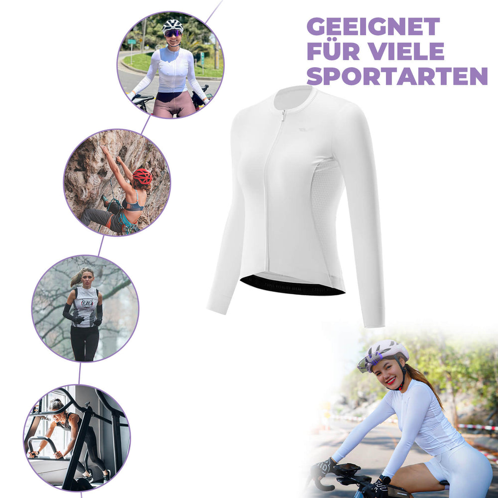 ROCKBROS TVI Damen Langarm-Radtrikot  Fahrradbekleidung für MTB & Rennrad