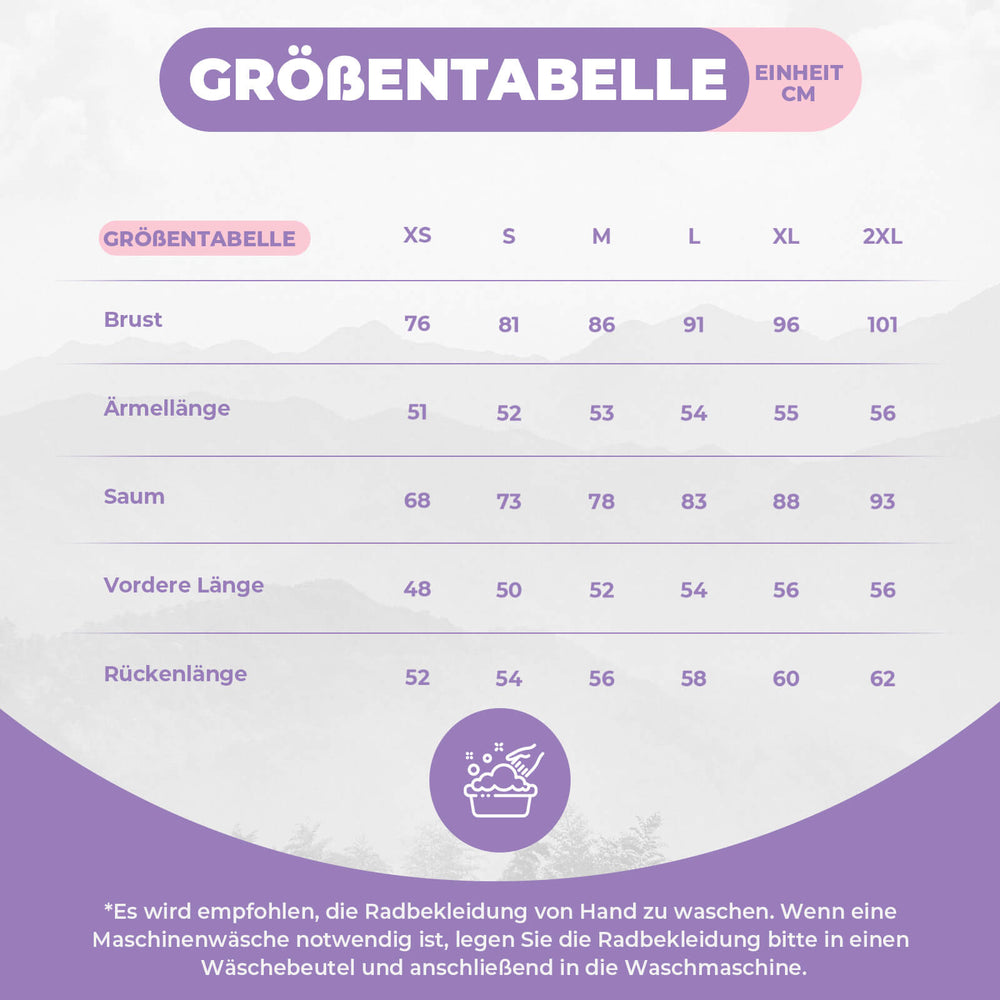 ROCKBROS TVI Damen Langarm-Radtrikot  Fahrradbekleidung für MTB & Rennrad