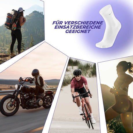 ROCKBROS TVI Damen Sportsocken Atmungsaktive Fahrradsocken Sommer - ROCKBROS-EU