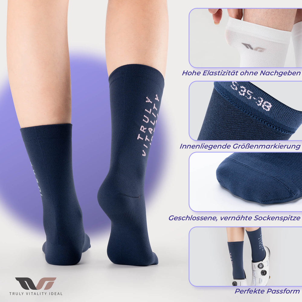 ROCKBROS TVI Damen Sportsocken Atmungsaktive Fahrradsocken Sommer - ROCKBROS-EU