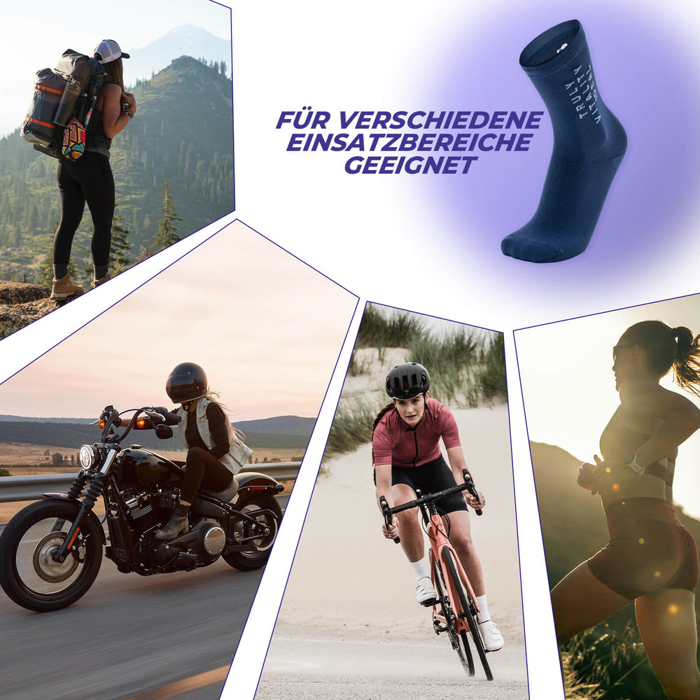 ROCKBROS TVI Damen Sportsocken Atmungsaktive Fahrradsocken Sommer - ROCKBROS-EU