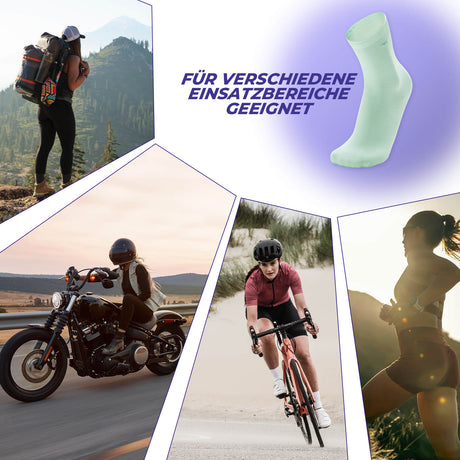 ROCKBROS TVI Damen Sportsocken Atmungsaktive Fahrradsocken Sommer - ROCKBROS-EU
