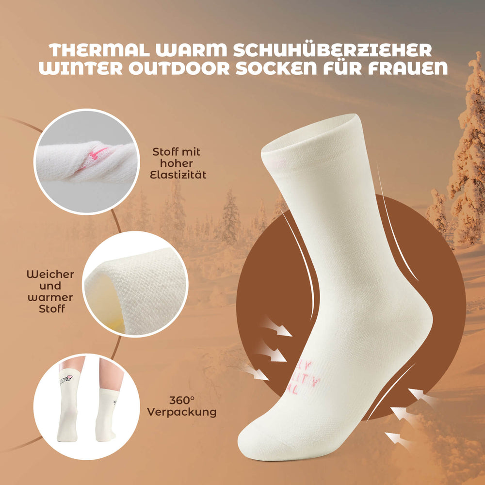 ROCKBROS TVI Damen Sportsocken Atmungsaktive Fahrradsocken Winter