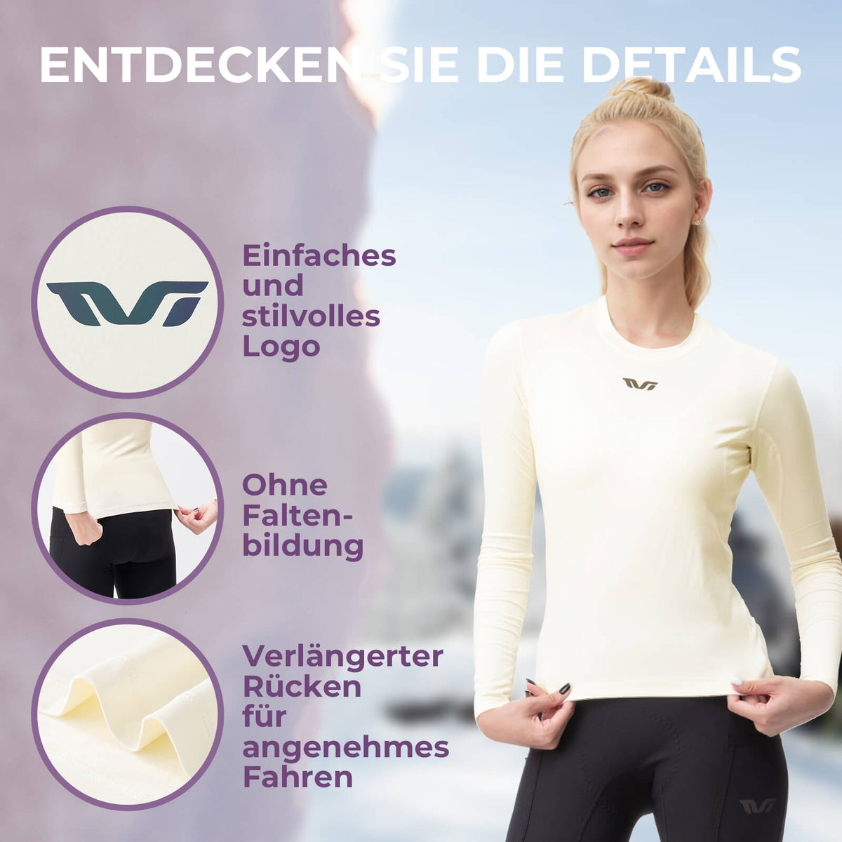 ROCKBROS TVI Fahrrad Thermounterwäsche Winter für MTB Motorrad Running – ROCKBROS-DE