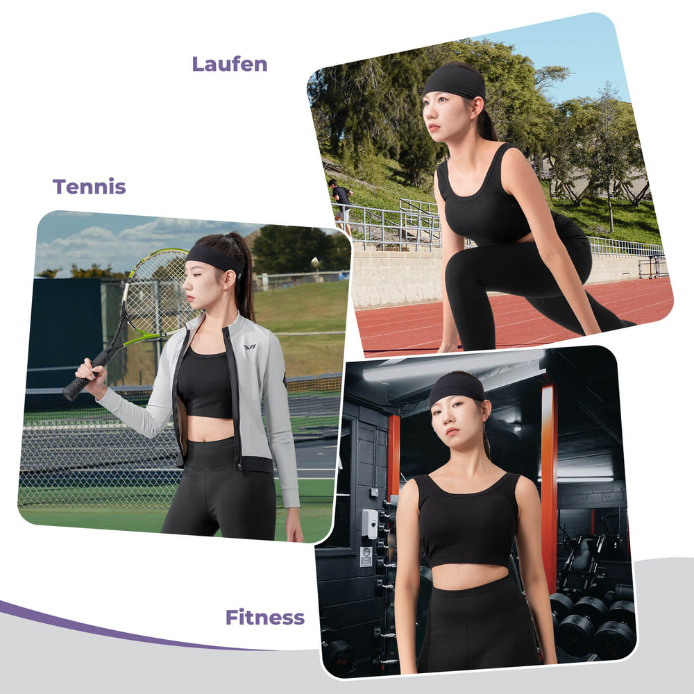 ROCKBROS TVI Stirnbänder Sport Headband für Damen Elastisch