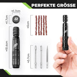 ROCKBROS Tubeless Reifenpannenset mit Gummistopfen Aluminiumgehäus Griff