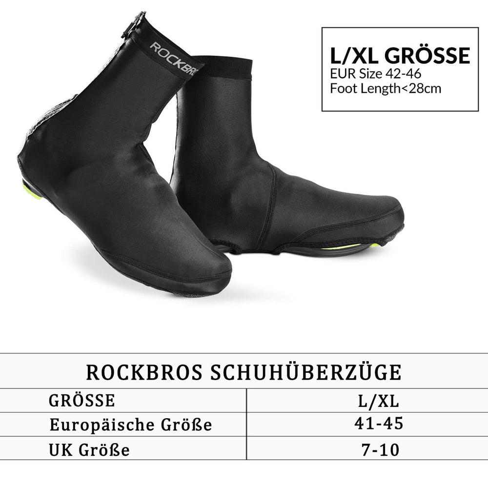 ROCKBROS Überschuhe Wasserdicht Fahrrad Überzieher Winddicht Shoe Cover