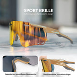 ROCKBROS Ultraleicht Fahrradbrille Selbsttönende Sonnenbrille mit UV400-Schutz