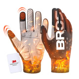 ROCKBROS Vollfinger Handschuhe Fahrradhandschuhe mit Touchscreenfunktion