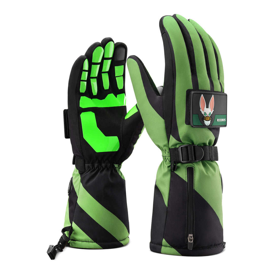 ROCKBROS Winter Beheizte Fahrradhandschuhe Handschuhe 3 Heizstufen –  ROCKBROS-DE