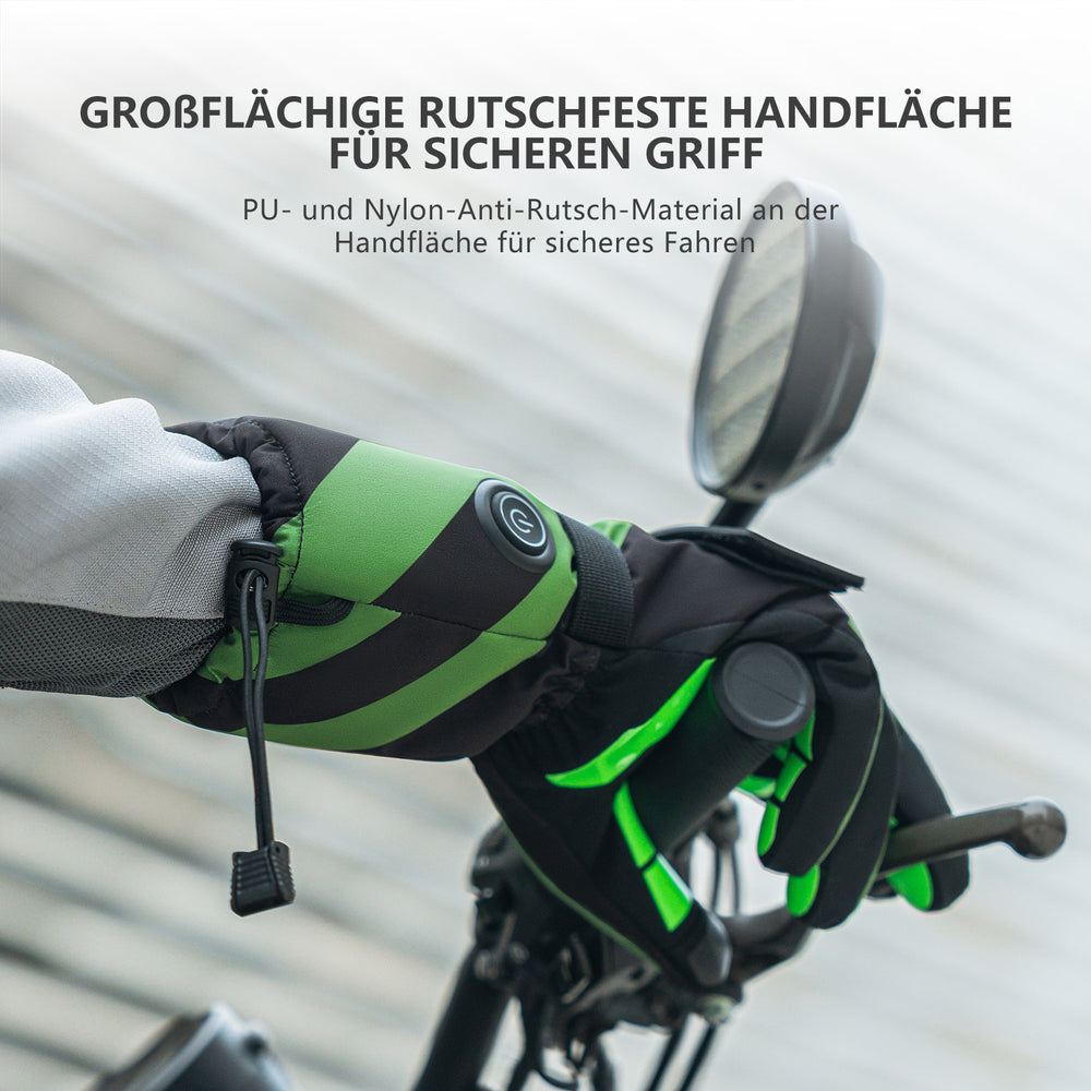 ROCKBROS Winter Beheizte Fahrradhandschuhe Handschuhe 3 Heizstufen M-XL - ROCKBROS-EU