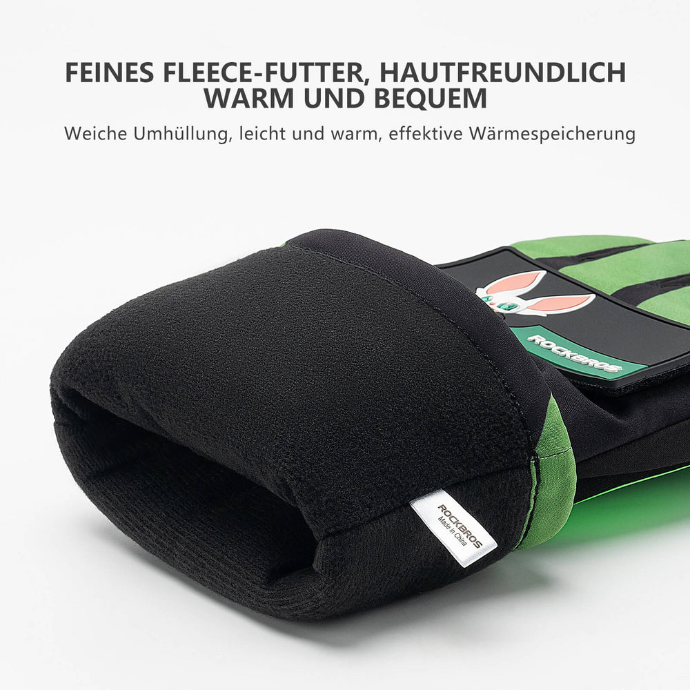 ROCKBROS Winter Beheizte Fahrradhandschuhe Handschuhe 3 Heizstufen M-XL