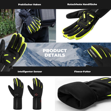 rockbros beheizte handschuhe ROCKBROS Winter Beheizte Fahrradhandschuhe Touchscreen Handschuhe M-2X – ROCKBROS-DE