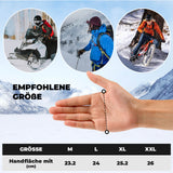 ROCKBROS Winter Fahrradhandschuhe Touchscreen Warm Winddicht