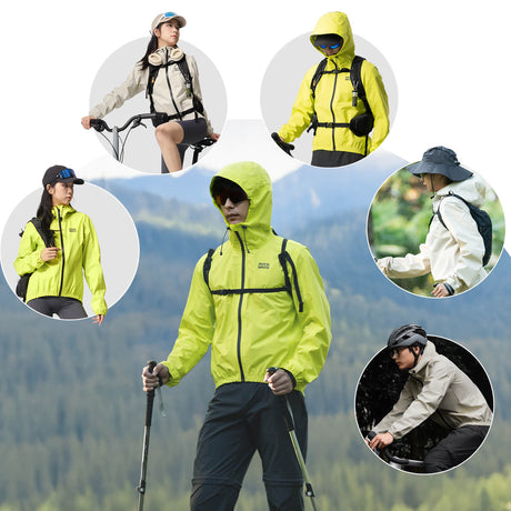 ROCKBROS Winter Jacke Regenjacke Leicht Wasserdicht HerrenDamen