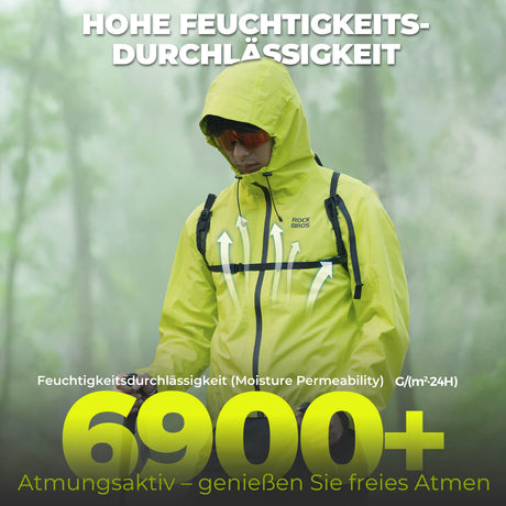 ROCKBROS Winter Jacke Regenjacke Leicht Wasserdicht HerrenDamen