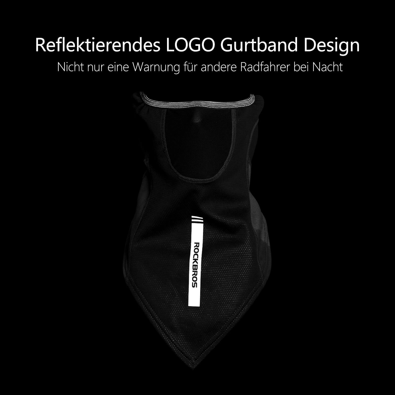 ROCKBROS Winter Multifunkionstuch Sturmhaube Herren Warm Winddicht