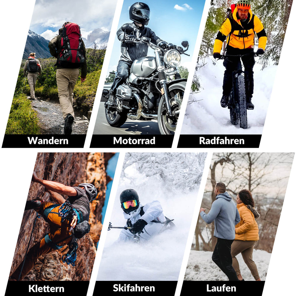 ROCKBROS Winter Radhose Herren Windschutz Radsportanzug