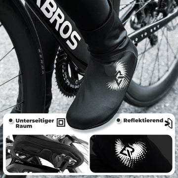 mountainbike überschuhe winter ROCKBROS Winter Warm Überschuhe Wasserabweisend Schuhüberzieher –  ROCKBROS-DE