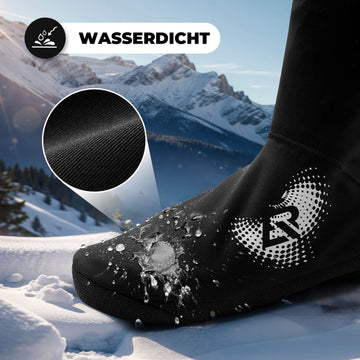 fahrradschuhe winter überzieher ROCKBROS Winter Warm Überschuhe Wasserabweisend Schuhüberzieher – ROCKBROS-DE