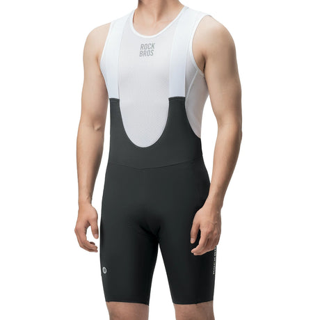Radlerhose Herren – Gepolsterte Fahrrad‑Bib‑Shorts mit Trägern