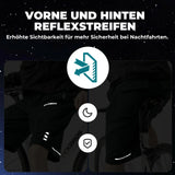 Radlerhose Herren – Gepolsterte Fahrradhose mit 4D‑Sitzpolster, abnehmbare kurze Hose