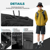 Radlerhose Herren – Gepolsterte Fahrradhose mit 4D‑Sitzpolster, abnehmbare kurze Hose