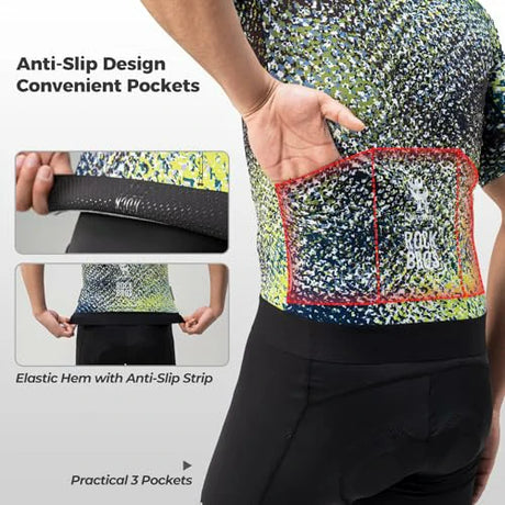 Radtrikot Herren Kurzarm Fahrradtrikot - ROCKBROS-EU