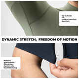 Herren Radtrikot Kurzarm – Atmungsaktiv & schnelltrocknendes Rennrad Trikot