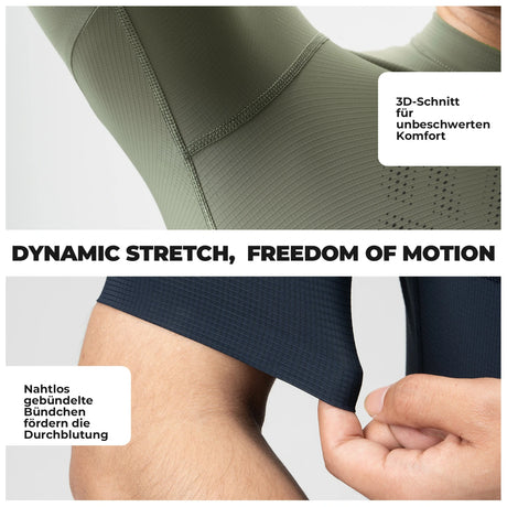 Herren Radtrikot Kurzarm – Atmungsaktiv & schnelltrocknendes Rennrad Trikot